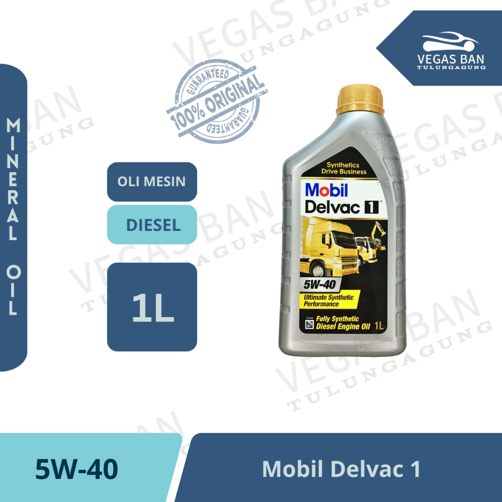 Mobil Delvac 1 5W-40 Oli Mesin Mobil Diesel