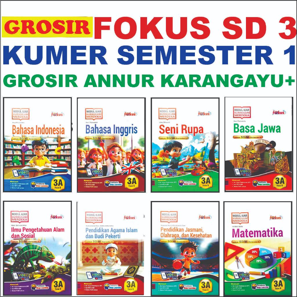 Goafu Lks Fokus 3 SD  Grosir * Kunci Jawaban Kelas 3 Modul FOKUS GROSIR Kurikulum Merdeka Soal Buku 