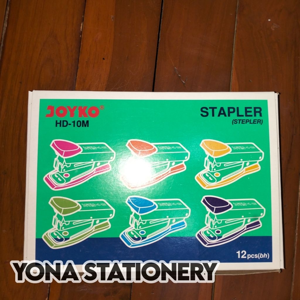 

STAPLER JOYKO HD-10M — 1 DUS ISI 12 PCS (WARNA-WARNI)