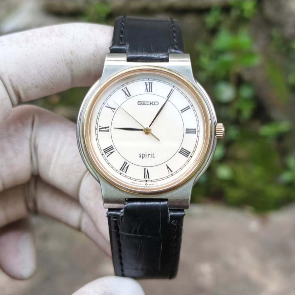SEIKO SPIRIT 5P31-6A50 ROMAN INDEX MADE IN JAPAN (BEKAS)