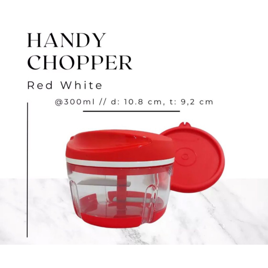 HANDY CHOPPER/COPER MANUAL TUPPERWARE