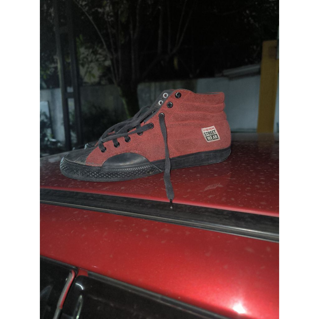 sepatu skate bekas original vision street wear