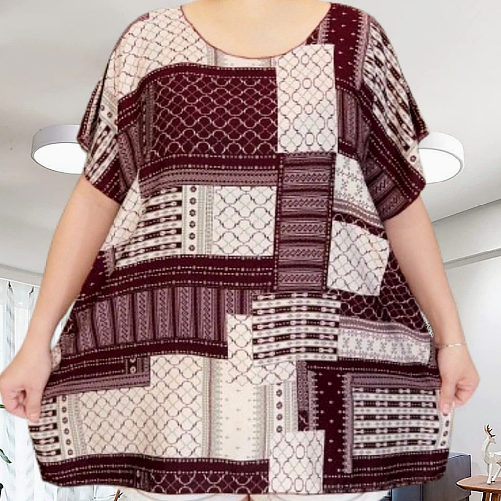 baju baby doll ld 142 cm bb -+100kg atasan baju santai dan tidur wanita jumbo atasan oversize wanita