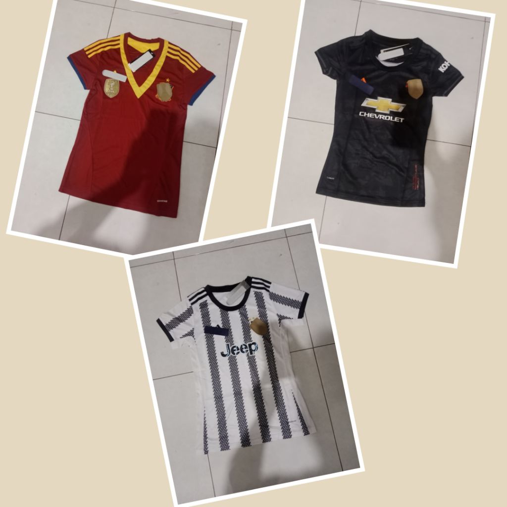 jersey ladies Juventus,Spanyol,Manchester united