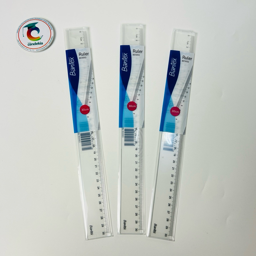 

Penggaris 30cm BANTEX Ruler BE5002