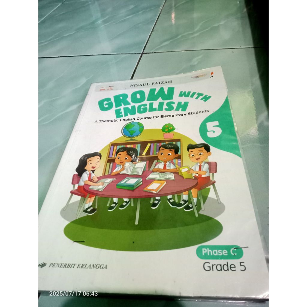 Bahasa Inggris penerbit Erlangga kelas 5 SD/MI bekas