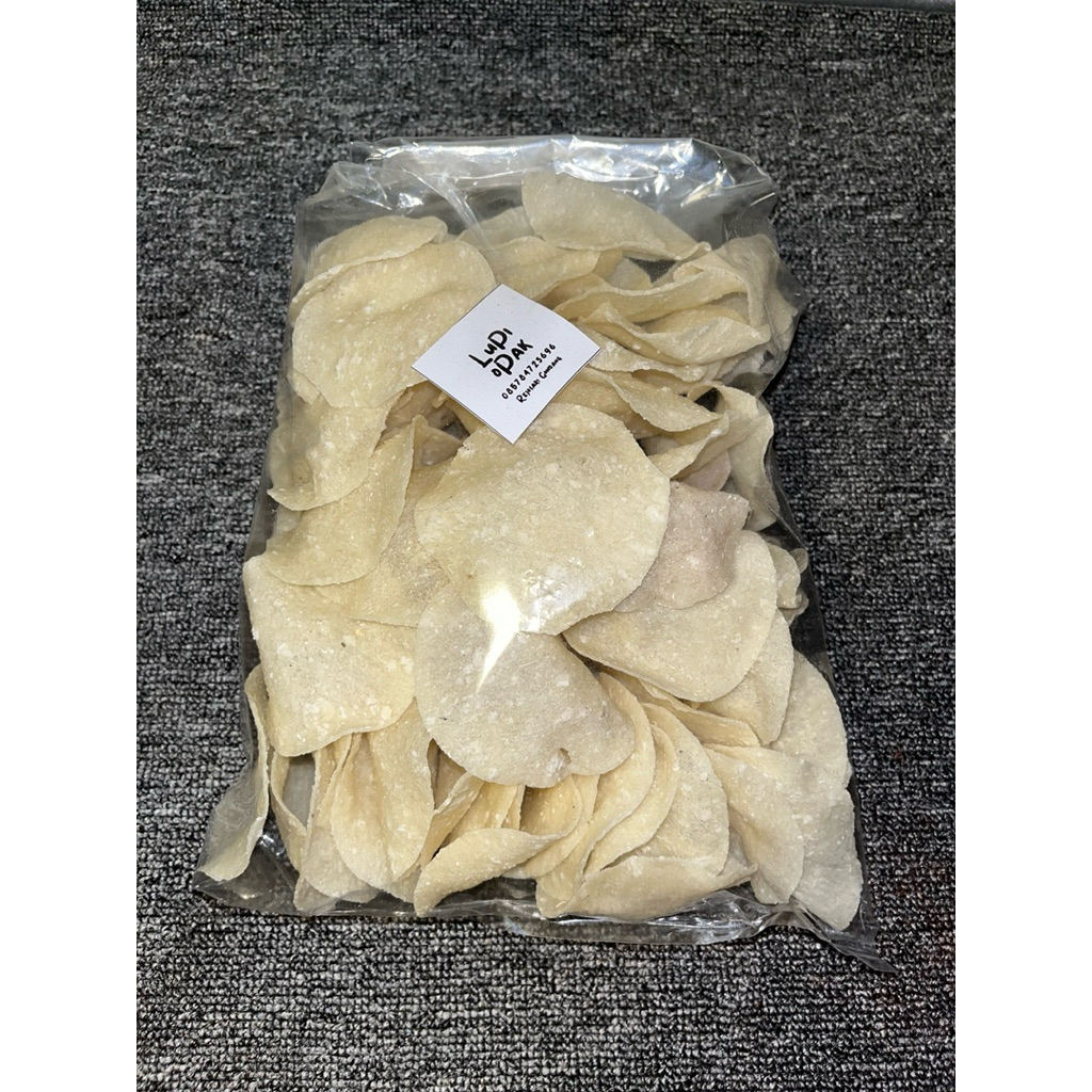 

KERUPUK KENTANG BULAT MENTAH 500g
