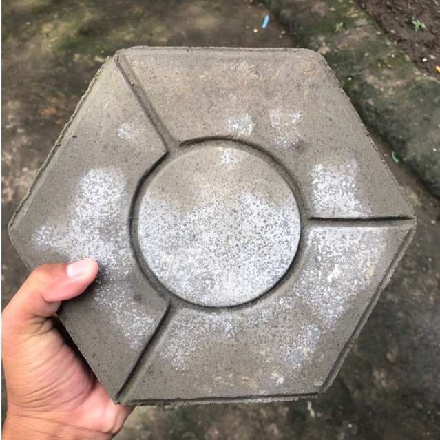 Paving segi enam motif Antik New Polos tebal 5cm & 6cm | Paving Block | Paving blok | Paving Press m