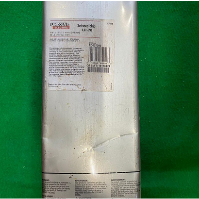 Lincoln Jetweld LH 70 kawat las Aws 7018 3,2mm Box 20kg