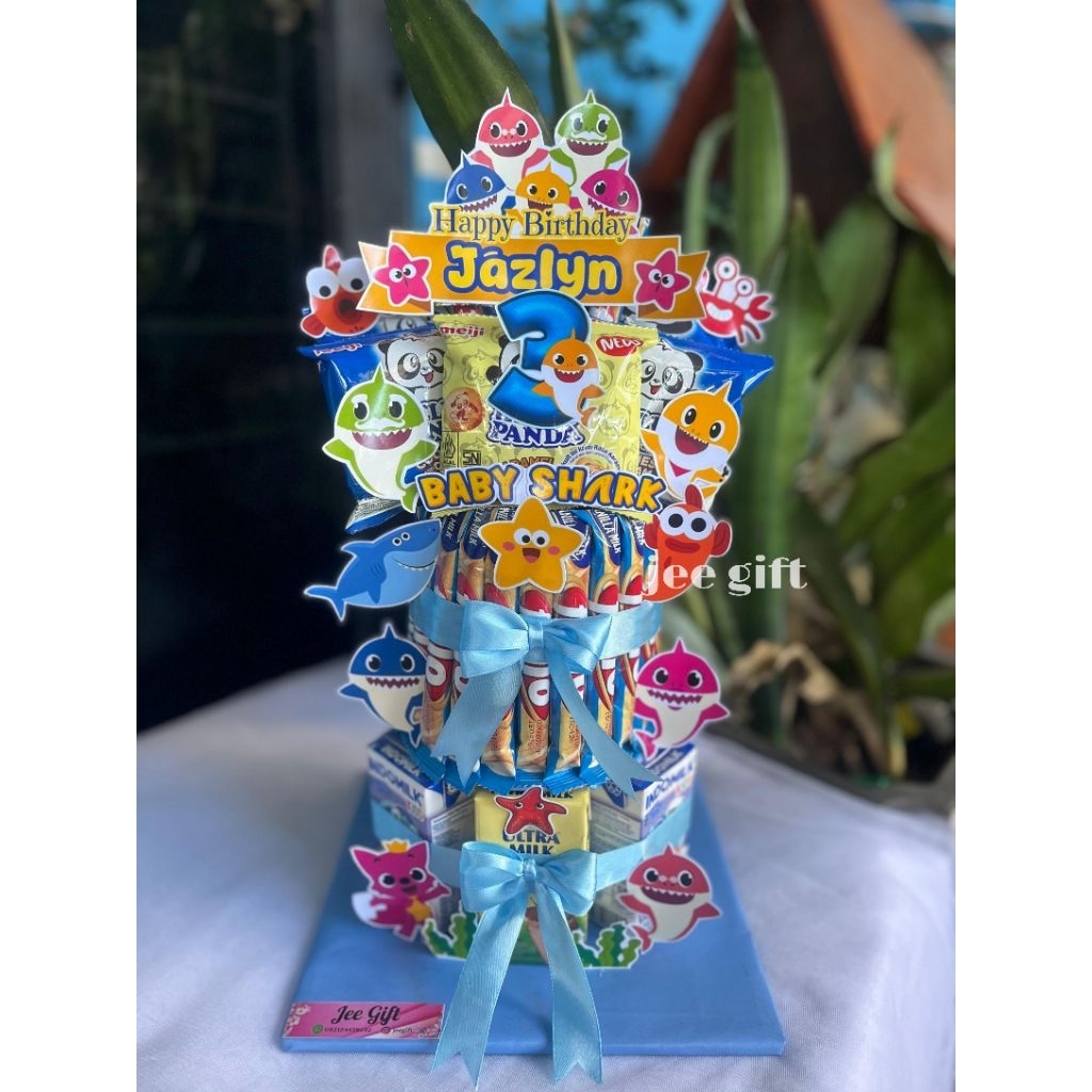 

Tower snack karakter Doraemon/cake snack ulang tahun/snack ultah/hadiah/gif/hampers