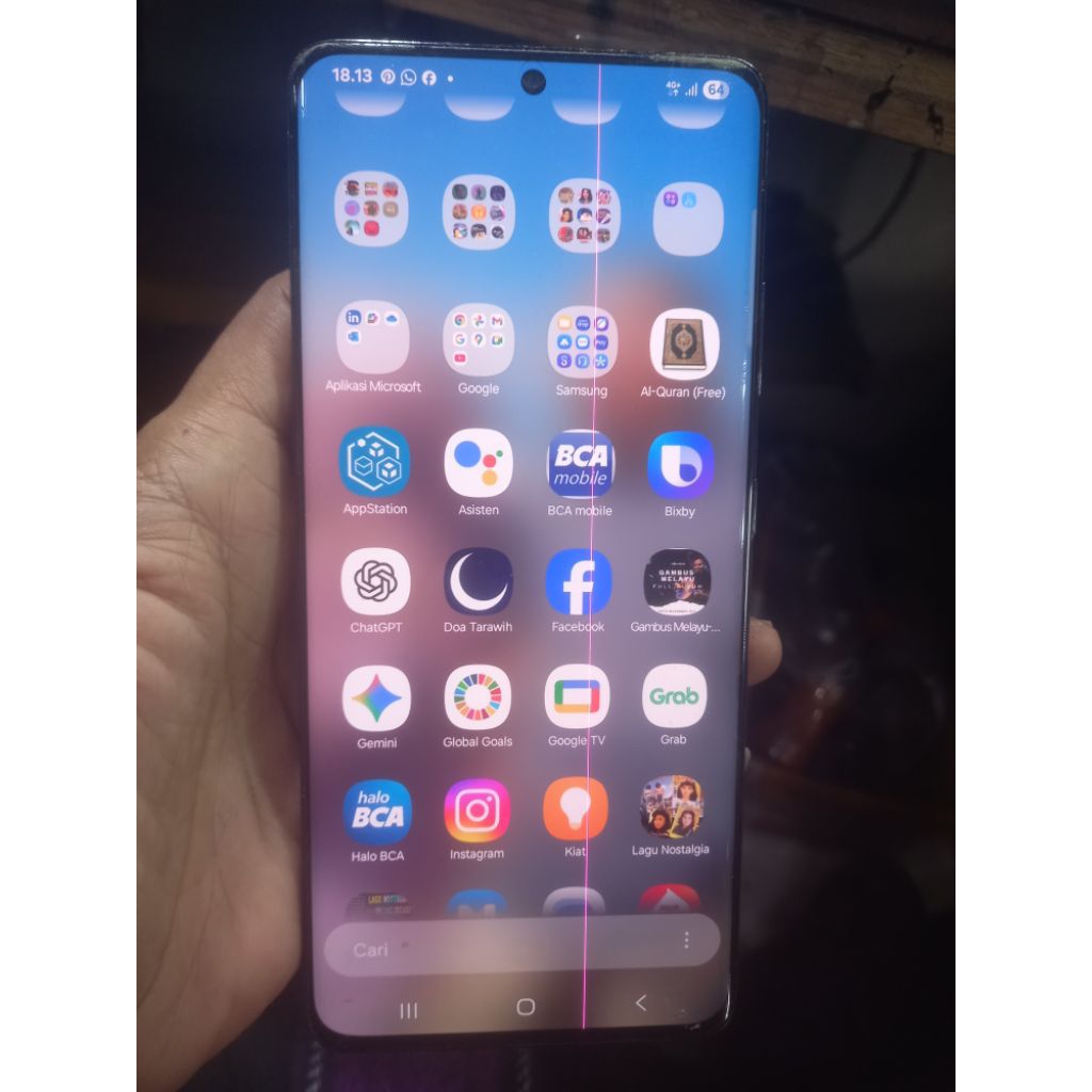 lcd ori copotan samsung s21ultra 5G