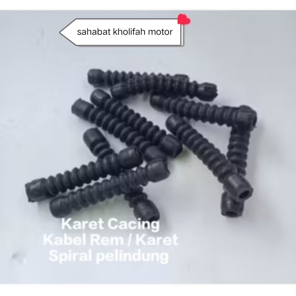 Karet Cacing Kabel Rem / Karet Spiral pelindung Kabel Rem / Karet Kabel Rem Belakang / Karet Pelindu
