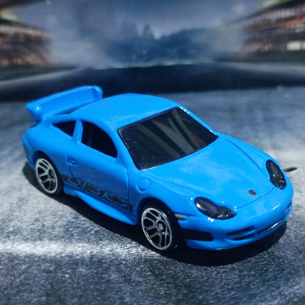 diecast hotwheels hw replika Porsche 911 gt3 cup Biru fast and furious fnf card wave 3