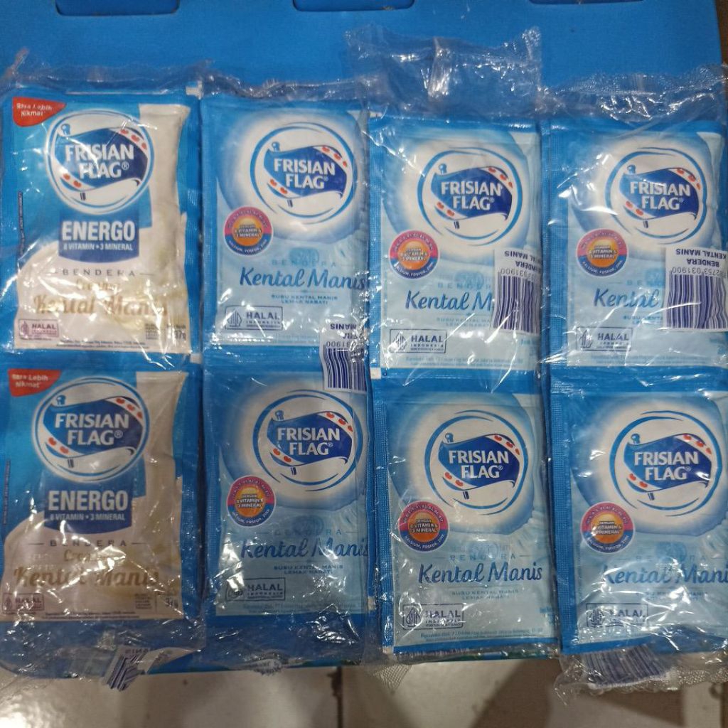 

Susu bendera Frisian Flag Renceng 38gr