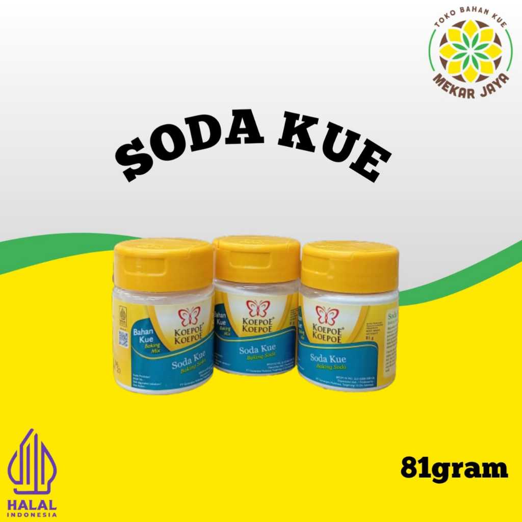 

Soda Kue Koepoe Koepoe Baking Soda 81g / Baking Soda