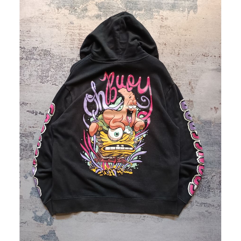 hoodie H&M x spongebob spellout original