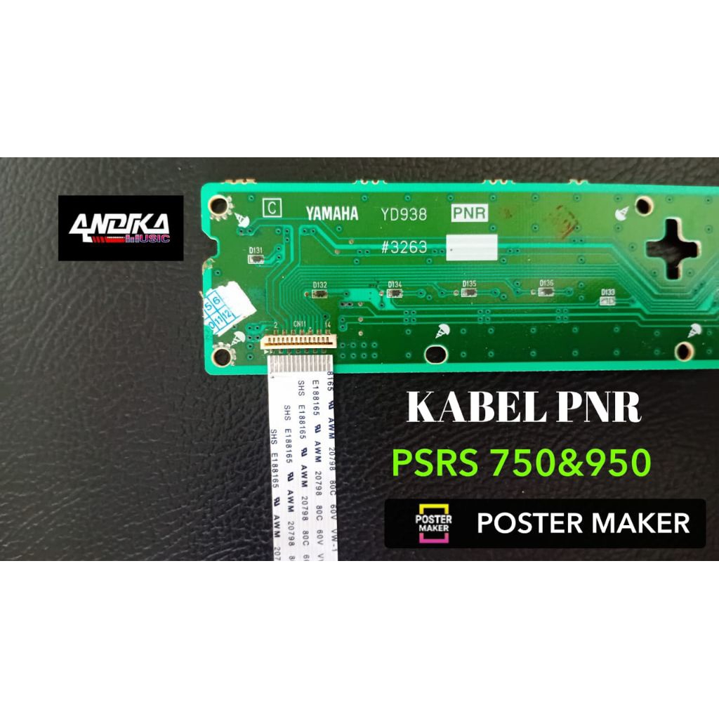 kabel PNR yamaha psr s 750 & 950 / kabel panel ots & multypad