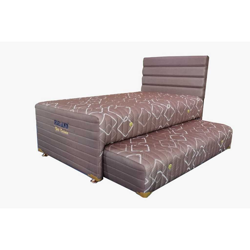 Bed Dorong Bigland 2 in 1 Motif Bunga Premium