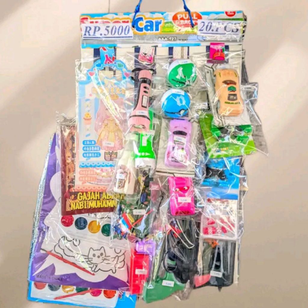 Mainan Anak Serba  5000 Isi 20 Pcs Mainan Renceng Siap Jual Mainan Murah