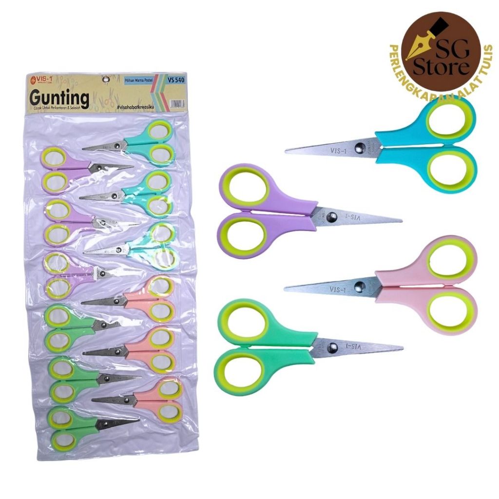 

Gunting Kertas VS 540 / Gunting Kertas / Gunting Serbaguna / Gunting Scissors /Gunting Pastel