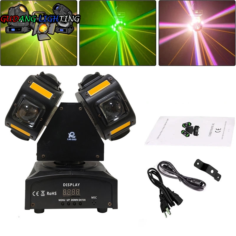 Redsun 400Stage Light Equipment 8*12W RGBW 4in1 LED moving head Shaking Beam Light