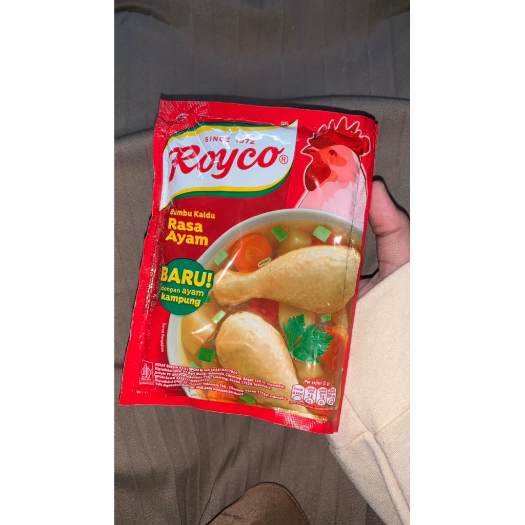 

Royco Ayam 94gr/royco kemasan sedang/tanggung
