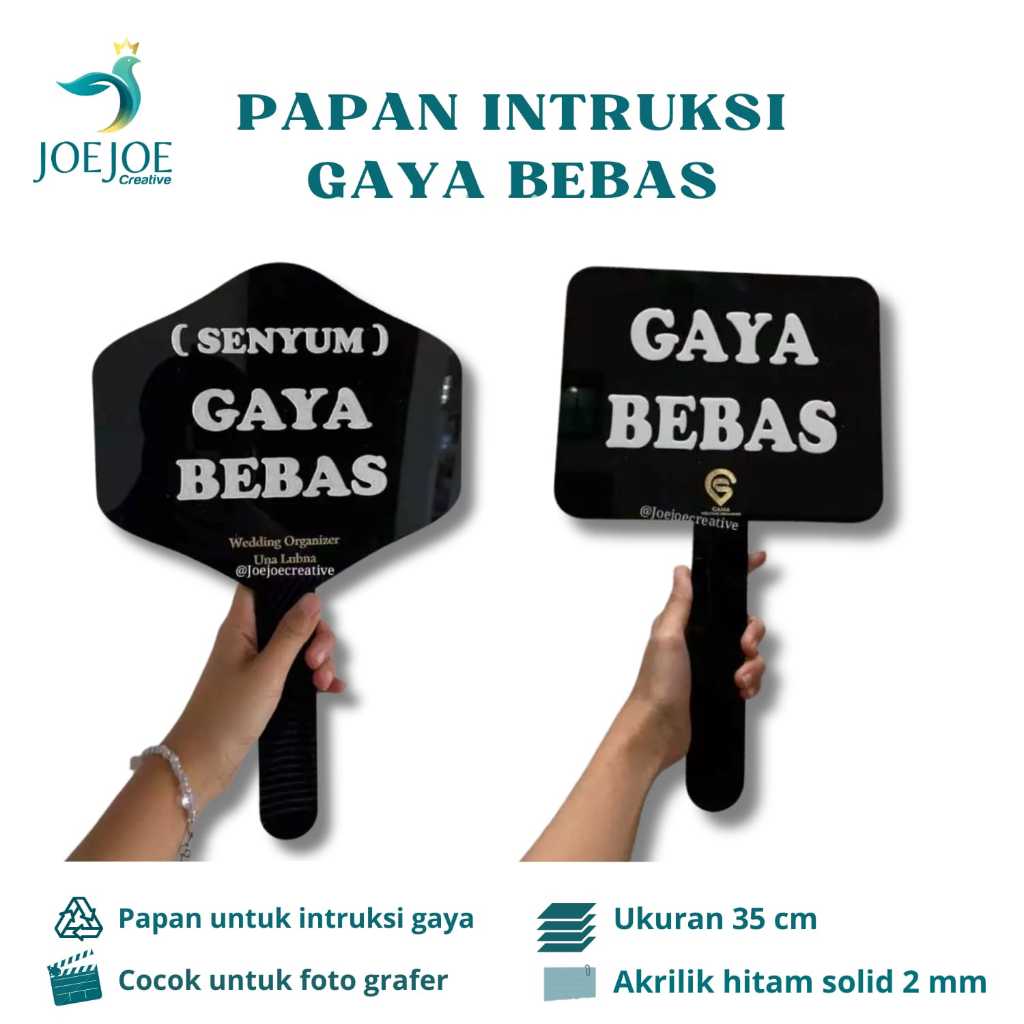 

papan intruksi gaya bebas \ gaya formal