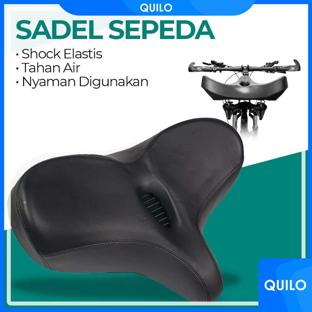 JOK SADEL SEPEDA GUNUNG VENTILASI KURSI SHOCK FLEKSIBEL WATERPROOF