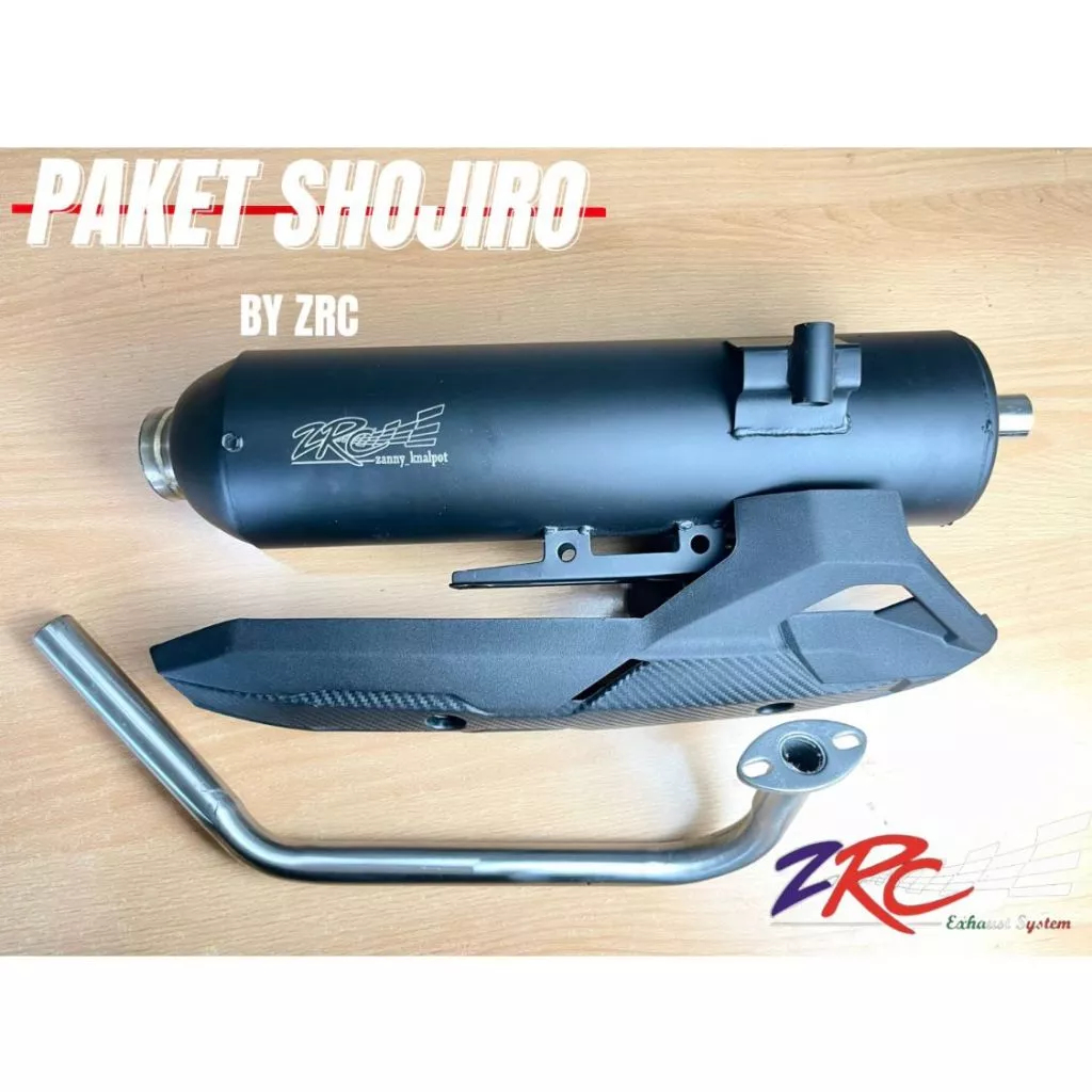 Knalpot ZRC Paket Moncong Sojiro Ori ZRC