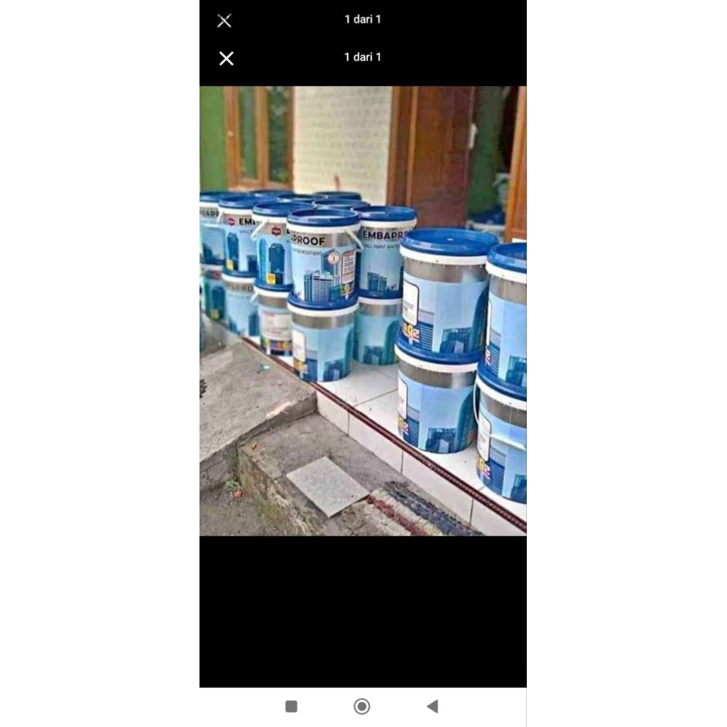 cat tembok waterproof isi 20kg murah