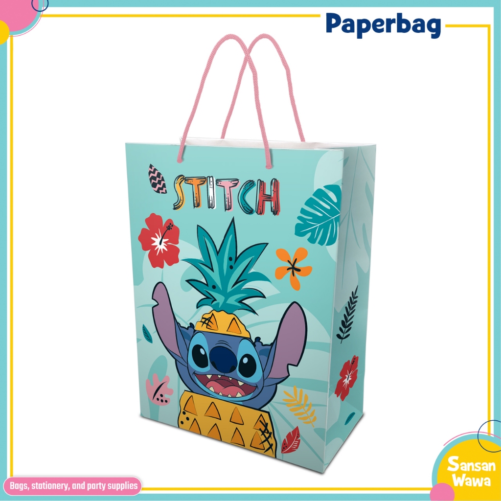 

Pesanan Khusus Paper Bag Grosir - 35 pcs / Kantong Kertas Karakter Stitch 294