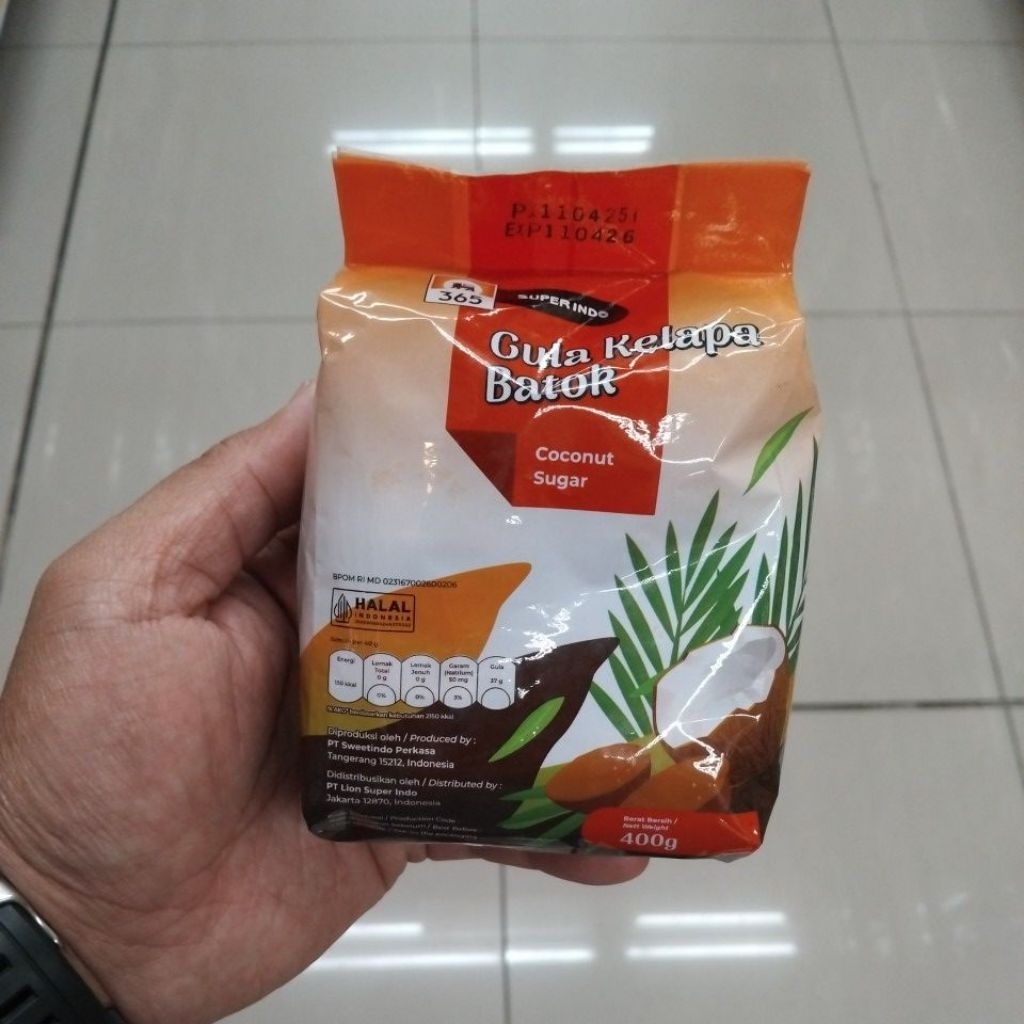 

365 SUPERINDO | GULA KELAPA BATOK COCONUT SUGAR 400gram