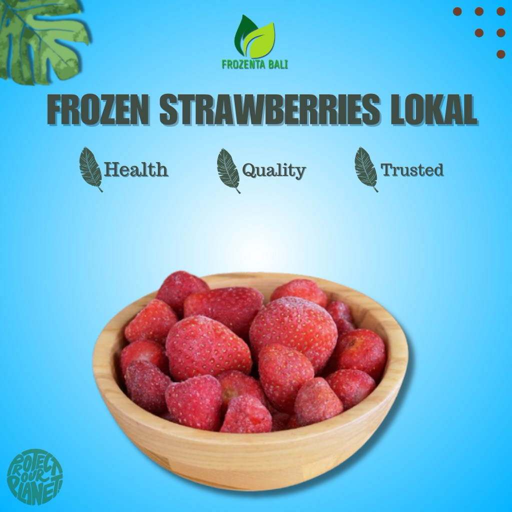 

Frozen Strawberries Lokal / Strawberry Frozen Lokal 1kg