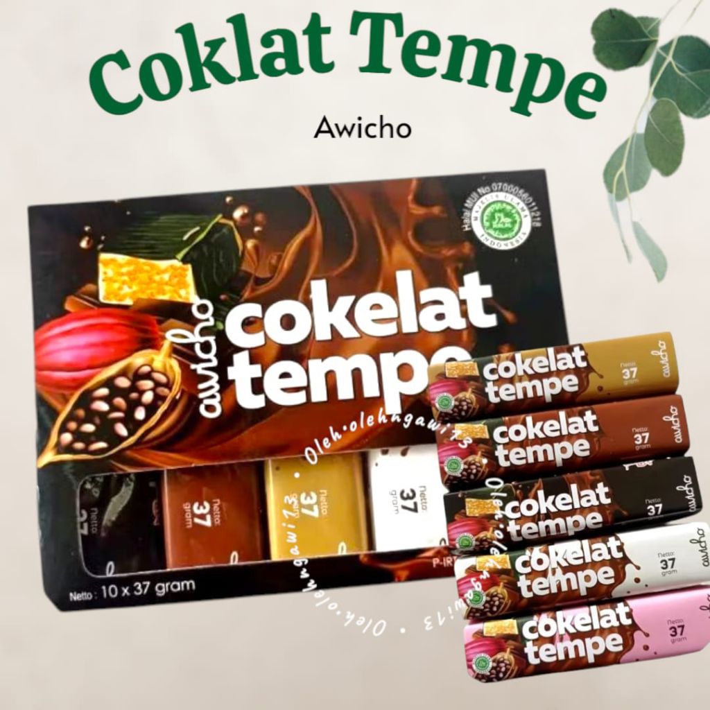 

Cokelat Tempe ecer, cokelat exer, awicho, coklat, olahan, makanan ringan, cemilan