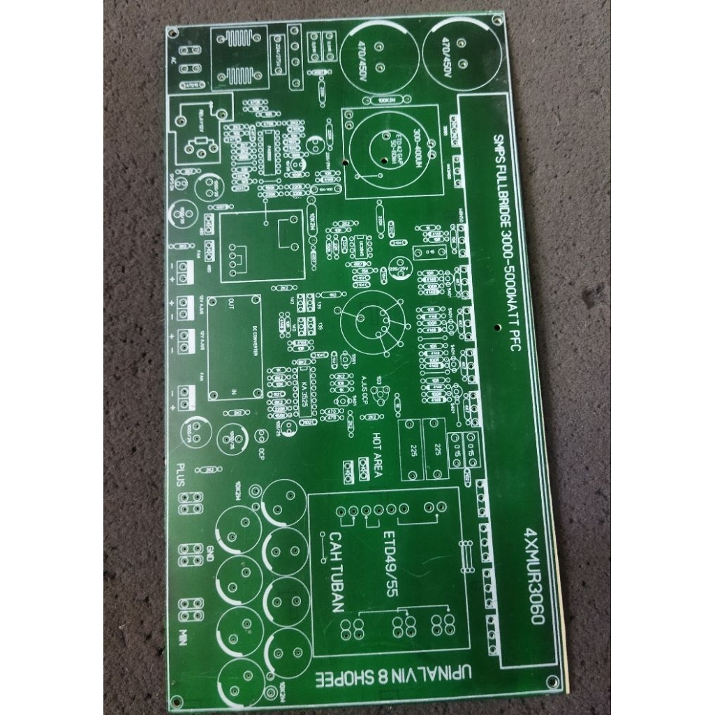 pcb smps full bridge pfc 100%fix