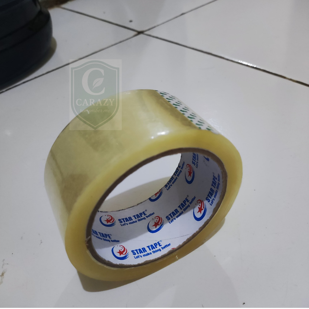 

Lakban Star Tape 45mm x 90 Yard – Bening & Coklat Satuan| Lem Kuat Packing | Lakban/Isolasi Bening 45x90 yard | Lakban/Isolasi Termurah