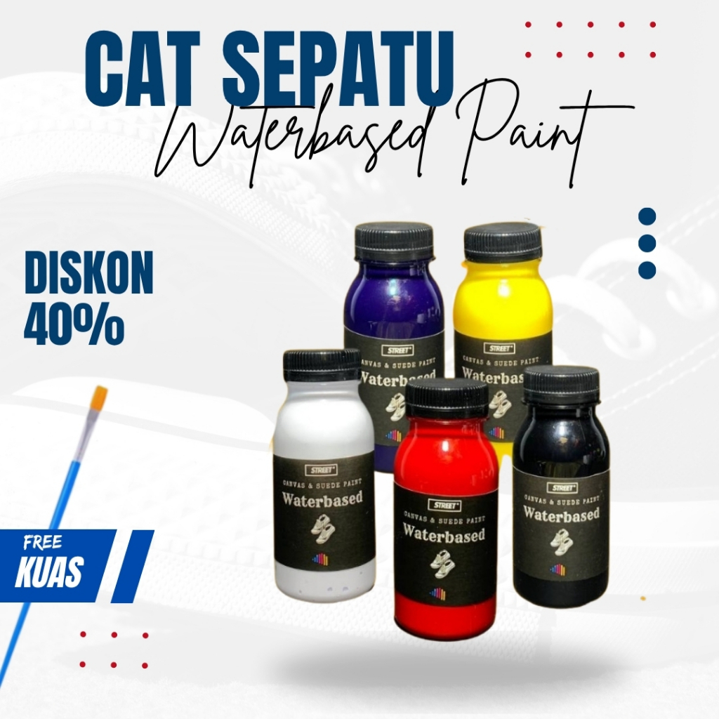 Cat Sepatu Kanvas Permanen Anti Luntur, Cat Pewarna Topi, Cat Kain Kanvas