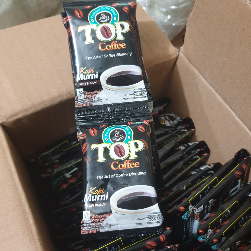 

Kopi TOP COFFEE MURNI Serenteng isi 10 Pcs