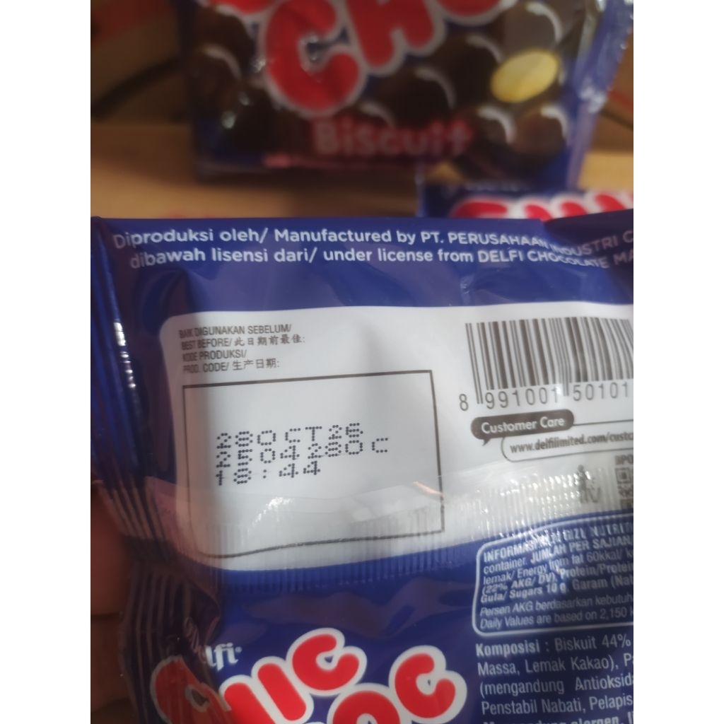 

Navi_Lezatoz Chic Choc Biscuit Dari Delfi 36 Gram