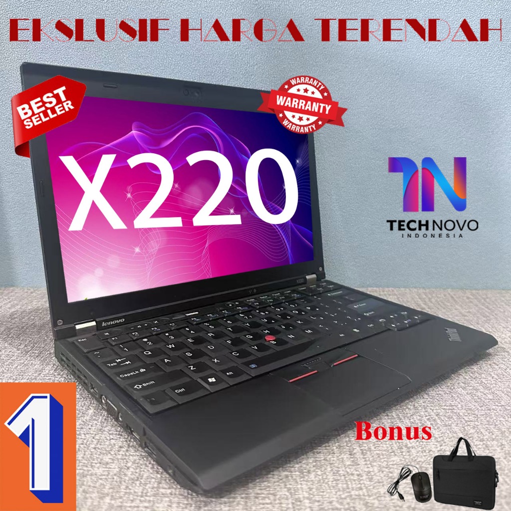 Lenovo Thinkpad Second Laptop X220 X230 Core i3/i5/i7 Gen 2 RAM 4/8GB HDD 320GB/500GB SSD 128GB/256G