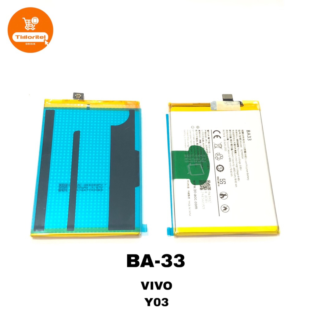 BATTERY BA-33 VIVO Y03 / VIVO V2332 BATRE BATERAI BA33
