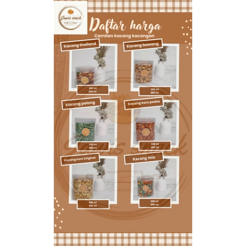 

KACANG TOPLES 800 ML Camilan lebaran ( kacang thailand/kacang bawang/kacang polong/kacang koro/kacang mix )