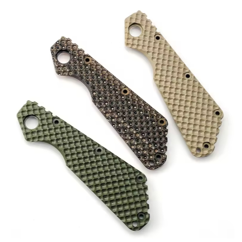 1pc Knife Handle Patch G10 Material DIY Anti Slip Grips blank Scales Slabs For Strider SMF Folding K