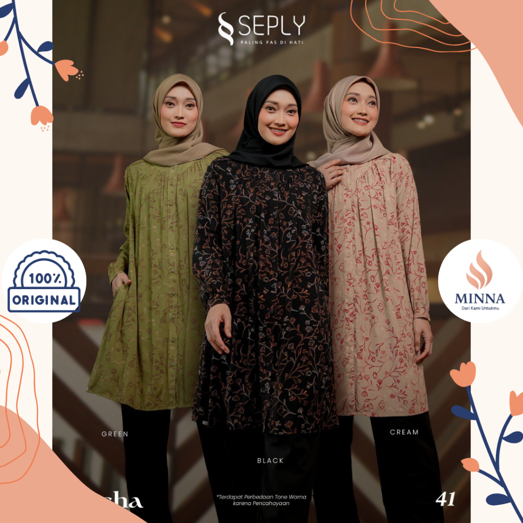 SEPLY Atasan Tunik Wanita Motif Printing Sasha 41