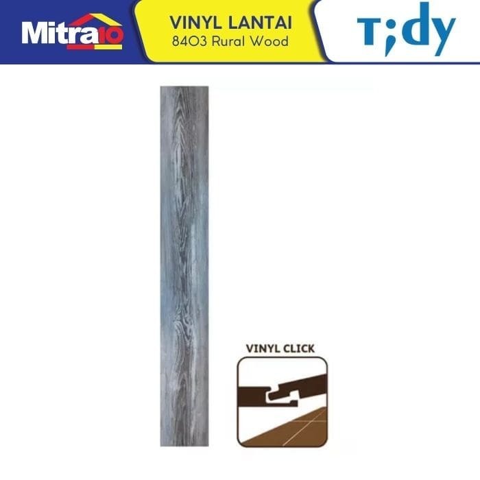 Vinyl Lantai Motif Kayu Tidy 8403 Rural Wood 120x17.5cm