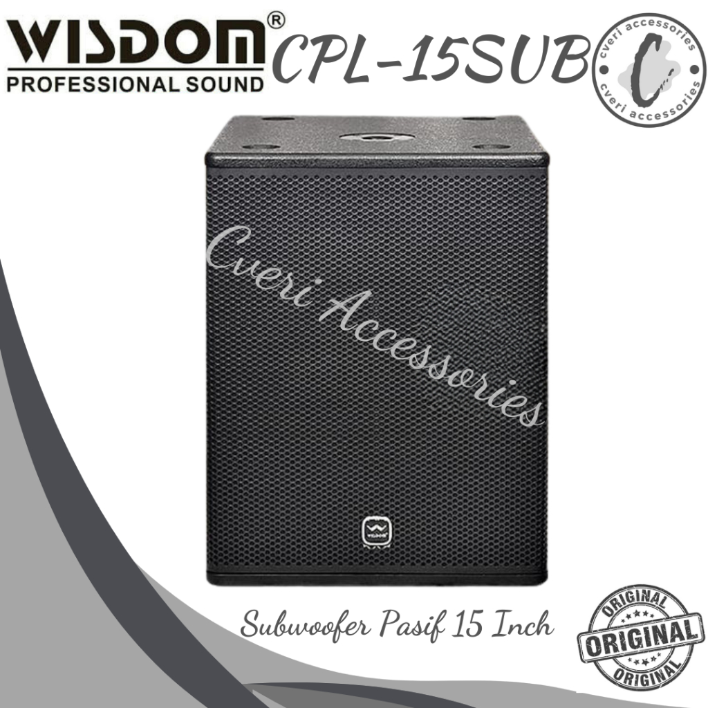 Wisdom CPL-15SUB Subwoofer Pasif 15" Original CPL15SUB CPL-15 SUB