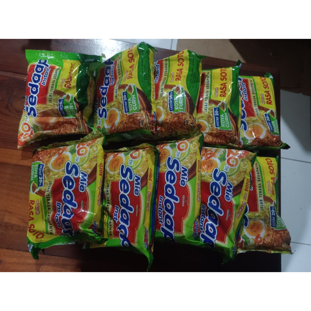 

10pcs mie sedap kuah soto paket mie sedap kuah mie sedap kuah soto mie kuah mie sedap
