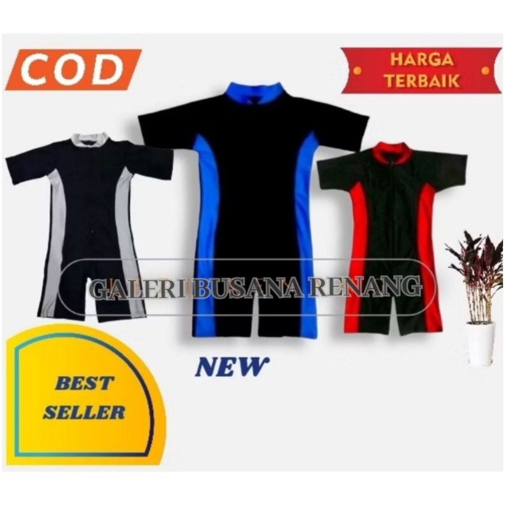 COD✓ Baju Renang Diving Anak Cowok Cewek Umur 8-18Tahun