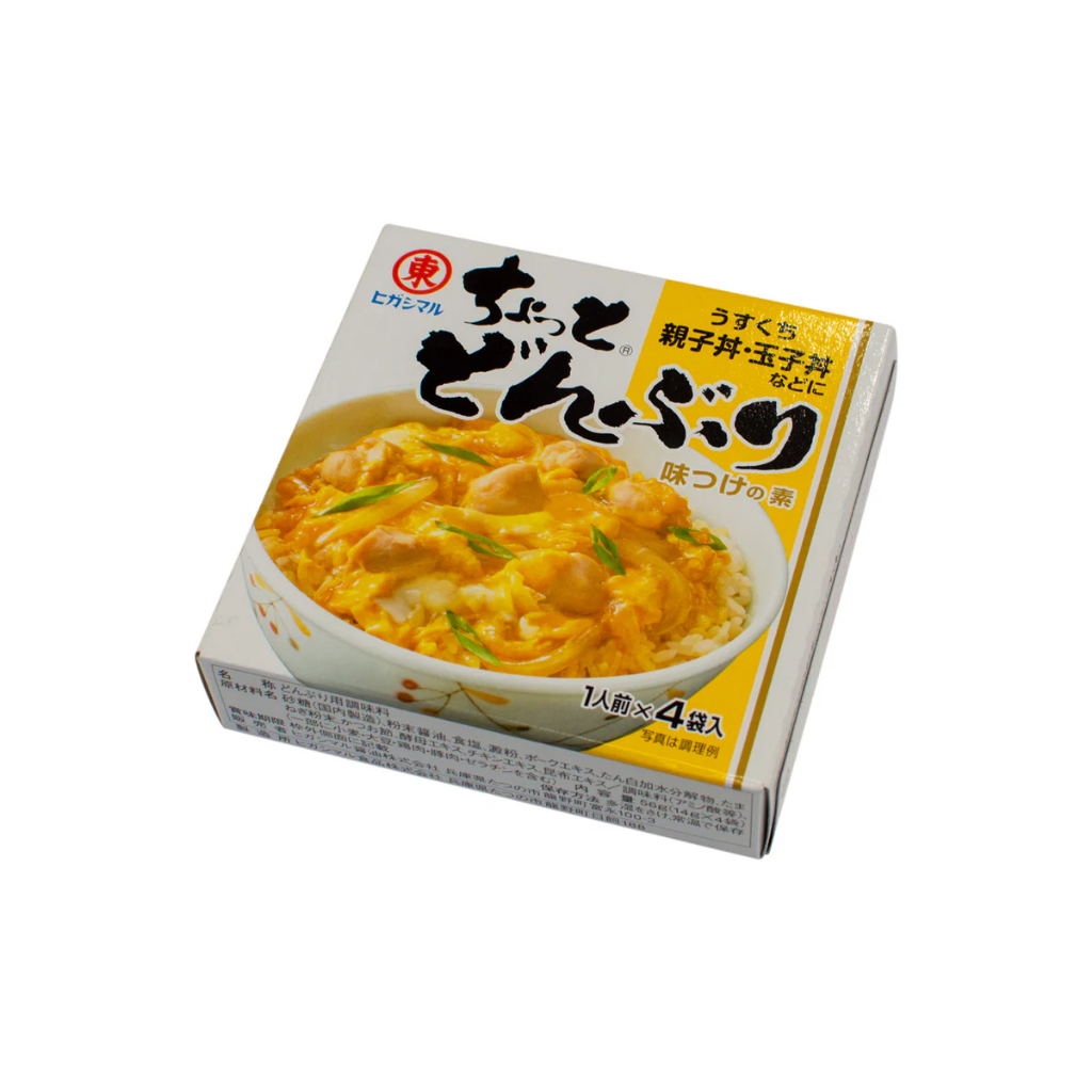 

[NON HALAL] HIGASHIMARU Chotto Donburi Usukuchi 56gr (14gr x 4 pieces) bumbu donburi