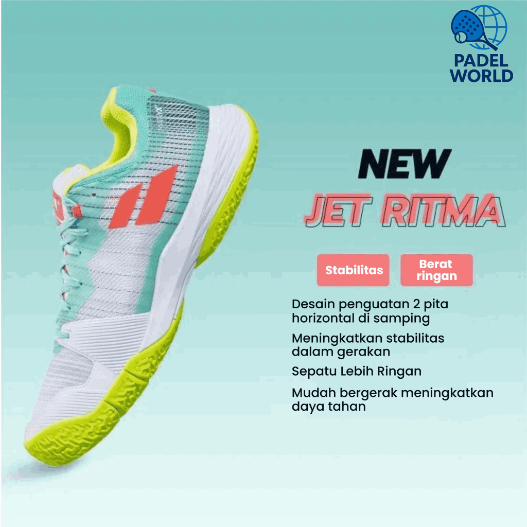 BABOLAT JET RITMA WOMEN PADEL SHOES - Sepatu Padel Wanita